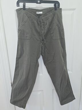 Sonoma Olive Green Boot-Cut Drawstring Pants